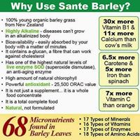 Sante Barley Certified Organic by: Revz Tare