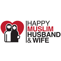 HAPPY MUSLIM HUSBAND & WIFE